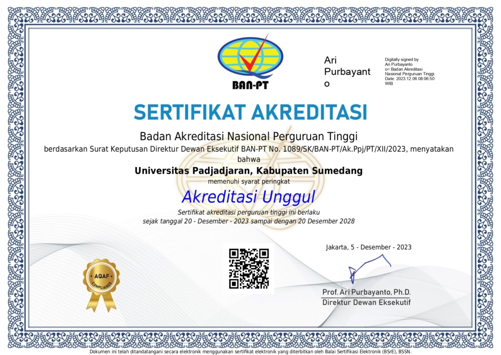 Akreditasi Universitas Padjadjaran (UNPAD)