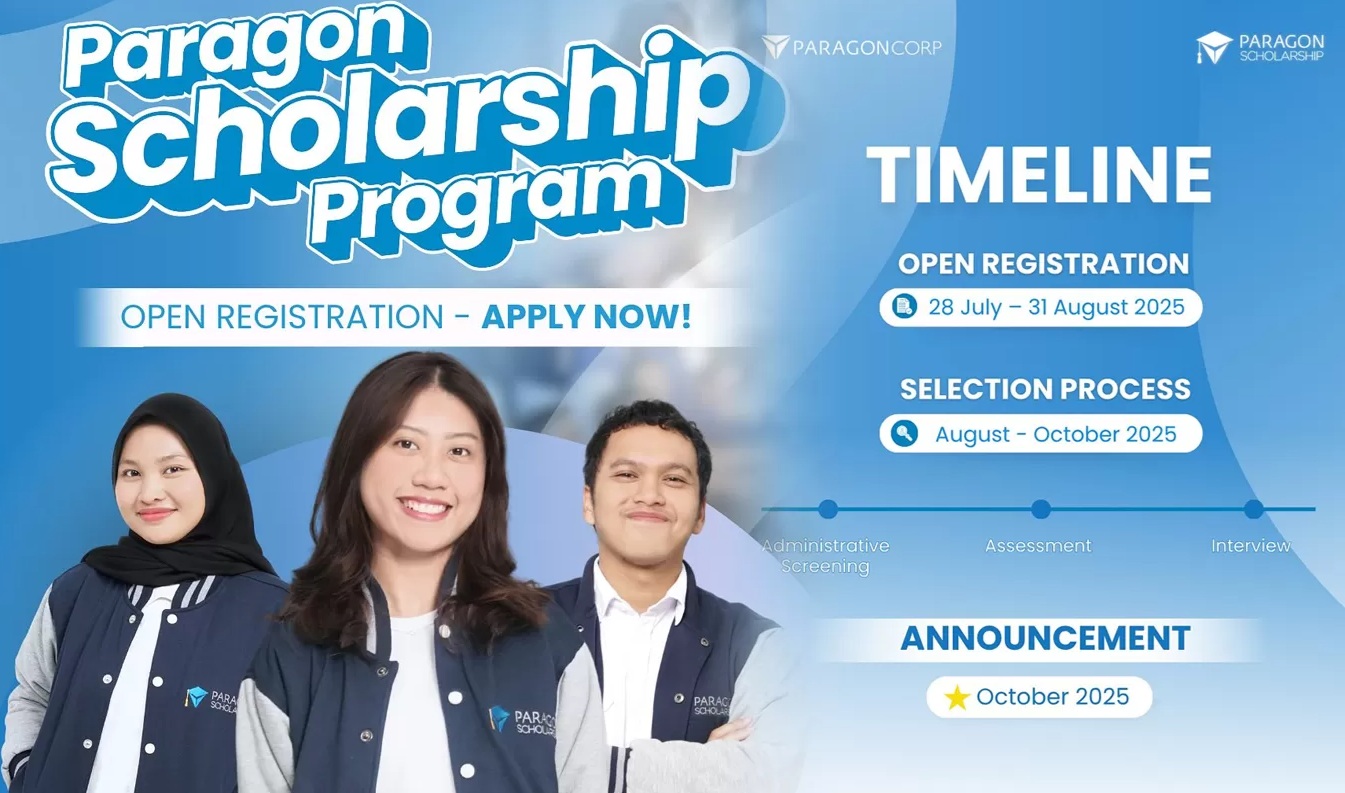 Timeline Pendaftaran dan Benefit Beasiswa Paragon 2025